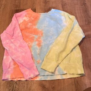 Old Navy Multi Color Tie Dye Sweatshirt